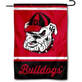UGA Bulldogs Throwback Vintage Retro Garden Flag