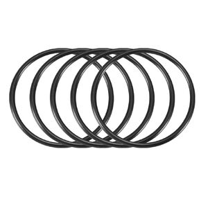 uxcell Nitrile Rubber O-Rings 62mm OD 55mm ID 3.5mm Width, Metric Sealing Gasket, Pack of 5
