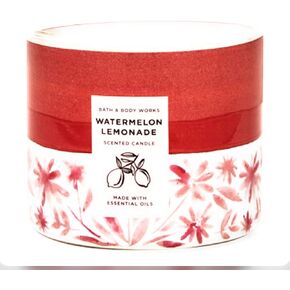 Bath and Body Works 14.5 Oz 3 Wick Candle Watermelon Lemonade