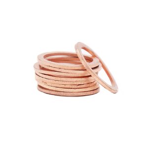 binifiMux 10pcs M22 x 28 x 1.5mm Copper Sealing Washers