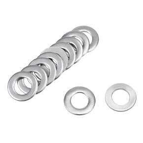 uxcell 200 Pcs 4mm x 7mm x 0.8mm 304 Stainless Steel Flat Washer for Screw Bolt