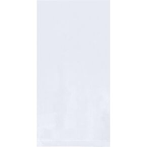 Flat 1.5 Mil Poly Bags, 3" x 15", Clear, 1000/Case