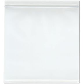 Plymor 8" x 8" (Pack of 100), 8 Mil Extra Thick Heavy Duty Zipper Reclosable Plastic Bags