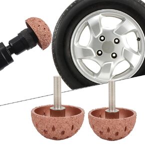 Tire Buffing Wheel, 2Pcs Tungsten Steel Buffing Wheels, Bowl Type Grinding Pad Grinder Power Tool Accessories for Tire Repair Grinding Head Rotary Tools