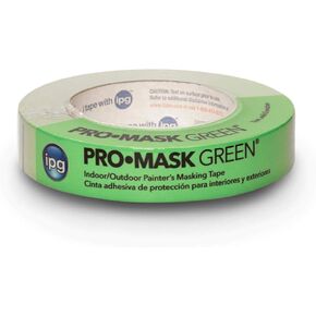 IPG ProMask Green, 8-Day Painter's Tape, 0.70" x 60 yd, Green, (Single Roll)