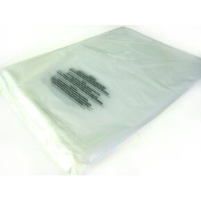 12x15 Suffocation Warning Poly Bag, 1.5 mL Self-Sealed, 12" x 15", Clear (Pack of 100)