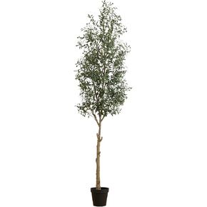 Nearly Natural 10ft. Artificial Olive Tree, Green, Plastic, Iron, Polyester Materials, 32.57 lbs