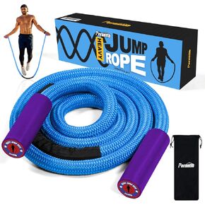 Weighted Jump Ropes with 360 Degree Rotation Handle.1 Inch 2.7LB/3LB Heavy Jump Rope for Men and Women,Jump Ropes for Fitness