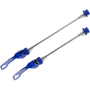 X AUTOHAUX 1 Pair Front Rear Bicycle Quick Release Axles Skewers Lever Aluminum Alloy 145mm 185mm for MTB Bike