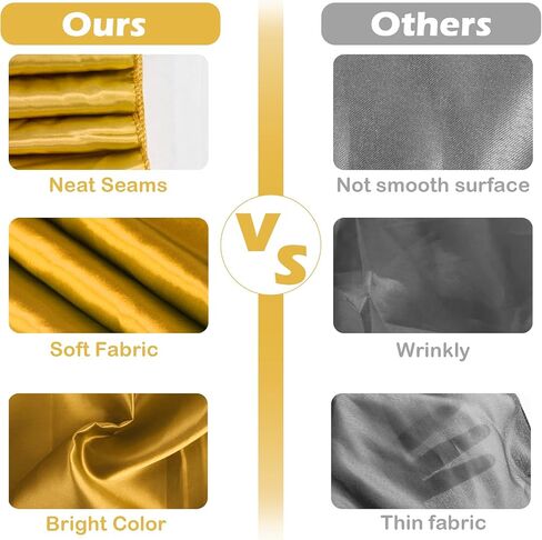Set of 10 Satin Table Runners Chocolate Brown 12 x 108 Inch Long Table Runner for Party Wedding Reception Banquet Decoration Bright Silk Smooth Fabric Spring Party Chair Sashes in Saudi Arabia