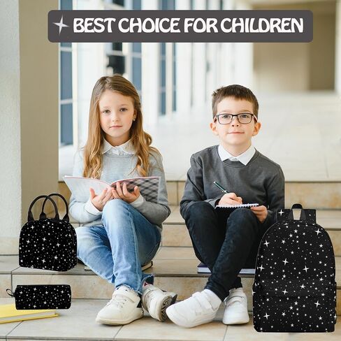 Shark 3PCS Backpack Set for Teens Elementary Middle High School, 17 Inch Lightweight Classic Backpack 3 in 1 Set for Girls Boys, Kids School Backpack with Lunch Box Pencil Case in Saudi Arabia