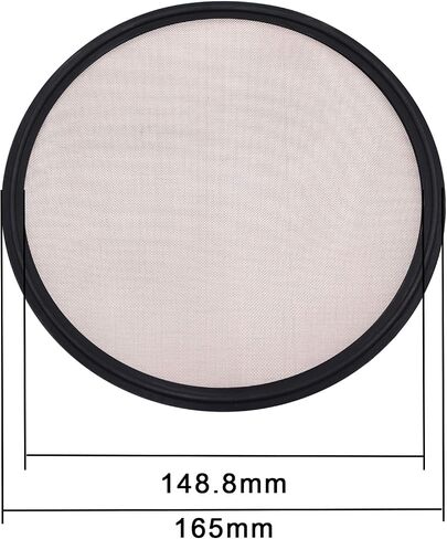 DERNORD 6" Sanitary Gasket FKM w/Stainless Screen - Tri Clamp Clover (20 Mesh) in Saudi Arabia
