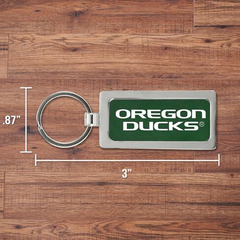 Rico Industries NCAA Oregon Ducks Two Sided Metal Keychain - Great Every Day Auto Accessory Green 3.75 x 1.25 in Saudi Arabia