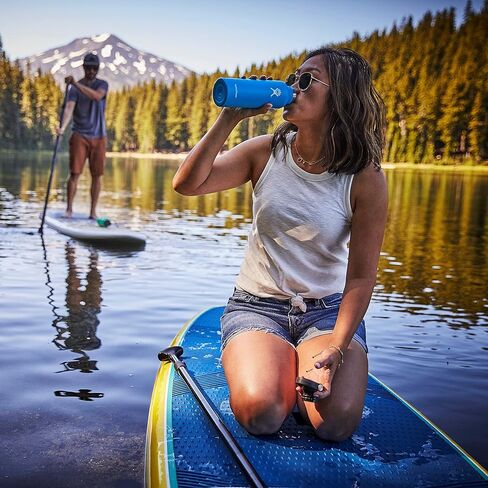 قارورة مياه سعة 24 أونصة من Hydro Flask مزودة بغطاء مرن أو شفاطة مرنة وغطاء in Saudi Arabia