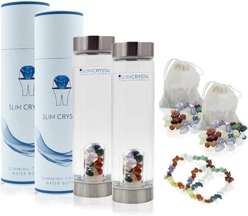 Slimming Crystal Water Bottle With Slimming Bracelet in Saudi Arabia
