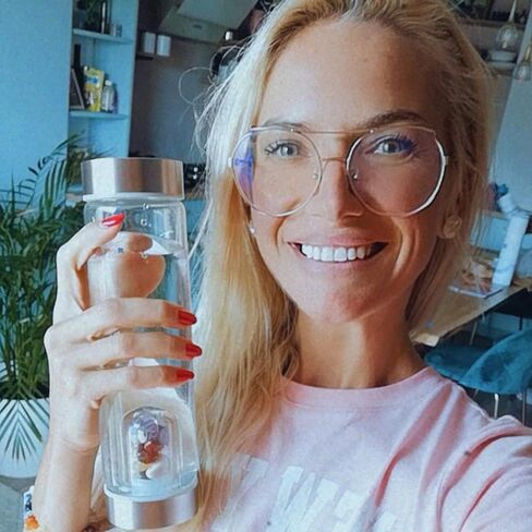 Slimming Crystal Water Bottle With Slimming Bracelet in Saudi Arabia