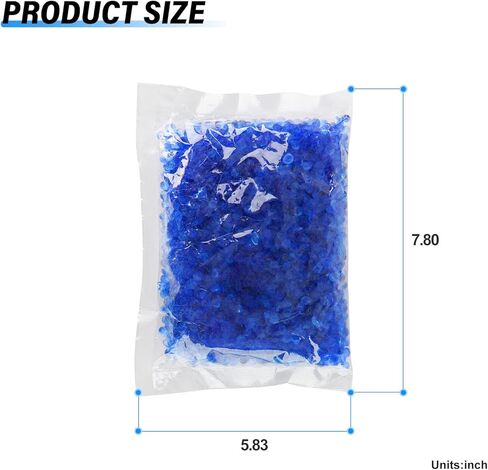 TAILONZ PNEUMATIC Blue Silica Gel Desiccant Pack Premium Indicator Desiccant Beads Blue Desiccant for Use Industrial 3 and 4 Stage Filter（Pack of 4） in Saudi Arabia