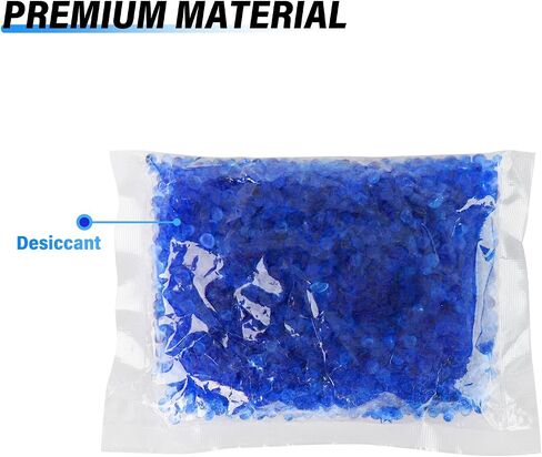TAILONZ PNEUMATIC Blue Silica Gel Desiccant Pack Premium Indicator Desiccant Beads Blue Desiccant for Use Industrial 3 and 4 Stage Filter（Pack of 4） in Saudi Arabia