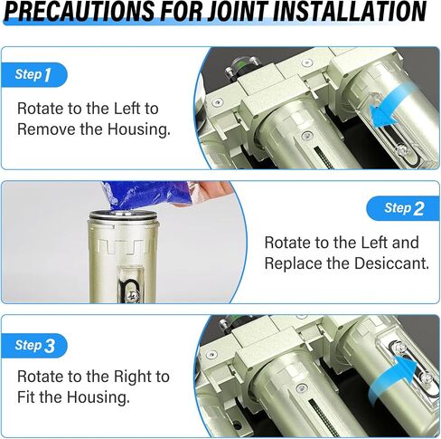 TAILONZ PNEUMATIC Blue Silica Gel Desiccant Pack Premium Indicator Desiccant Beads Blue Desiccant for Use Industrial 3 and 4 Stage Filter（Pack of 4） in Saudi Arabia