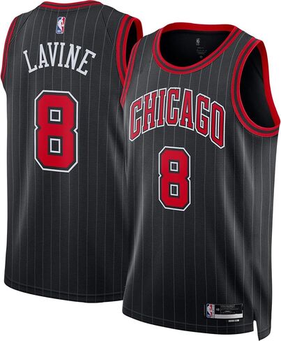 Outerstuff Zach Lavine Chicago Bulls #8 Black Youth 8-20 Alternate Edition Swingman Player Jersey in Saudi Arabia