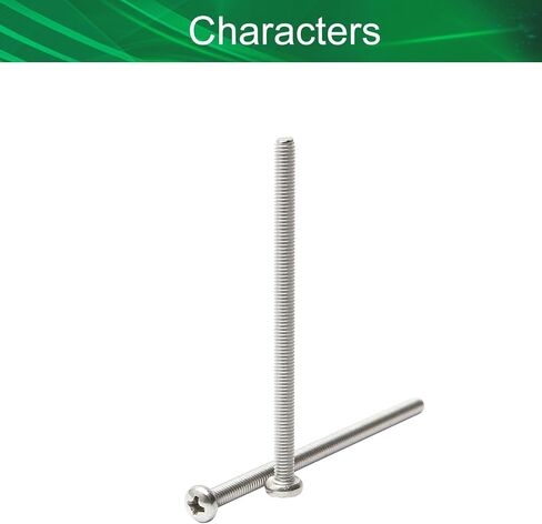 Yinpecly M3 x 50mm Machine Screws Pan Phillips Cross Head Screw 304 Stainless Steel Fasteners Bolts Silver Gray 30Pcs in Saudi Arabia