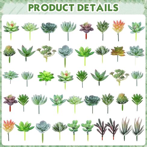 80 Pcs Artificial Succulents Plastic Succulents Realistic Textured Assorted Decorative Faux Succulent Fake Faux Succulents Unpotted for Lotus Landscape Garden Arrangement (Lovely Style) in Saudi Arabia