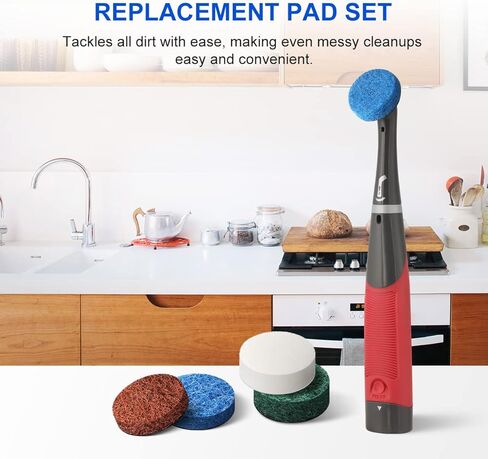 عبوة من 16 قطعة من وسادات تنظيف الرؤوس البديلة من LANMU متوافقة مع جهاز تنظيف الطاقة اللاسلكي من رابرميد ريفيل in Kuwait