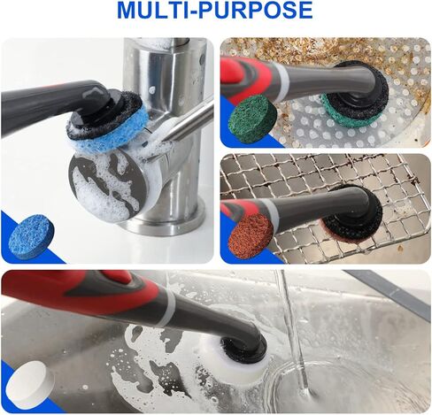 عبوة من 16 قطعة من وسادات تنظيف الرؤوس البديلة من LANMU متوافقة مع جهاز تنظيف الطاقة اللاسلكي من رابرميد ريفيل in Kuwait