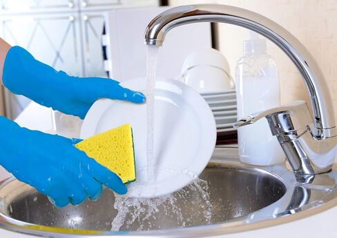 Kitchen Sponges for Washing Dishes, Non-Scratch Cellulose Dish Scrub Sponges, Cleaning Sponges for Household Use, Safe Cleaning Products, Kitchen Sponges Pack of 12, by Superio in Saudi Arabia