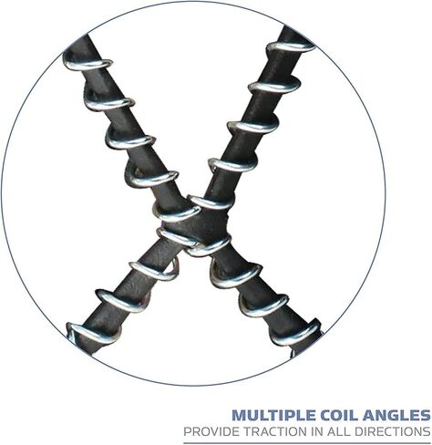 مقابض YakTrax Walk Ice & Snow لأحذية المشي، وحزام مطاطي مرن ولفائف فولاذية 1.2 مم، توفر الثبات في الجليد والثلج in Kuwait