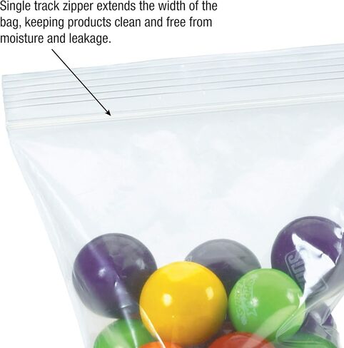 7" x 10", 6 Mil (1000/Case) Heavy Duty Zipper Reclosable Plastic Poly Bags in Saudi Arabia