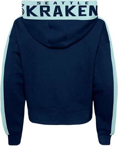 Outerstuff Seattle Kraken Youth Girls مقاس 7-16 كنزة صوفية من الصوف in Saudi Arabia