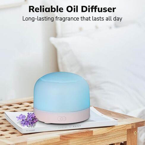 ناشر الزيوت العطرية، ناشر الروائح العلاجية مع ضوء LED ملون in Kuwait