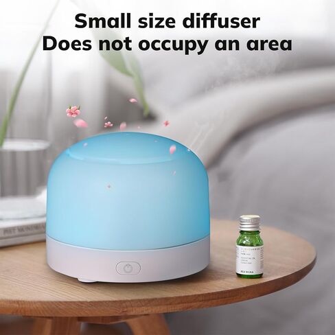 ناشر الزيوت العطرية، ناشر الروائح العلاجية مع ضوء LED ملون in Kuwait