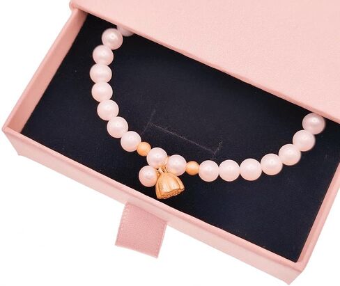 Ivosmart 2 Pack Jewelry Gift Boxes 3.5 x 3.5 x 1 Inch Cardboard Jewelry Boxes, Small Gift Boxes for Jewelry Earrings Necklaces Handmade Bangles Bracelets, Gift for Women and Girls (Beige) in Saudi Arabia