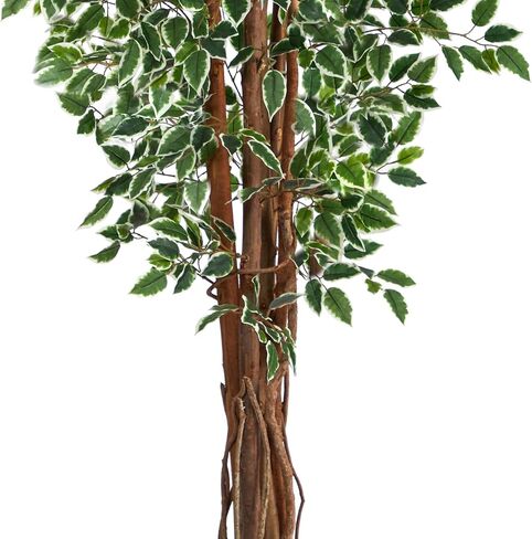 Nearly Natural 70in. Variegated Ficus Artificial Tree UV Resistant (Indoor/Outdoor) in Saudi Arabia