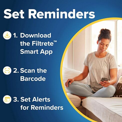 Filtrete 20x25x1 Air Filter MPR 1200 MERV 11, Allergen Defense Odor Reduction, (Pack of 4) (exact dimensions 19.69x24.69x0.81), Black in Saudi Arabia