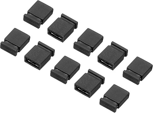 MECCANIXITY 2.54 مم غطاء ماس كهربائى مغلق، غطاء قافز، موصل كتل موصل، حزمة سوداء من 40 in Kuwait