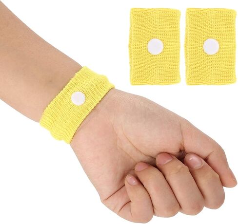 Anti-Nausea Acupressure Wristband for Motion or Morning Sickness, Travel Motion Sickness Relief Wristband, Nausea Wristbands for Car Sickness, Relief Wristband for Sea Car Flying Travel Sickness in Saudi Arabia