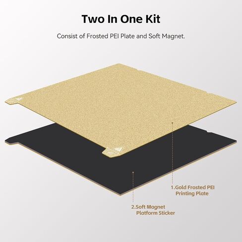 UniTak3D PEI 310 * 315mm K1 Max Magnetic Build Plate Double Sided Textured Printing Platform for K1 Max,CR10,Ender 3 Max Neo,CR-3040 Pro,Tevo Tornado,Artillery Sidewinder X1-NOT for Ender 3 S1 Plus in Saudi Arabia