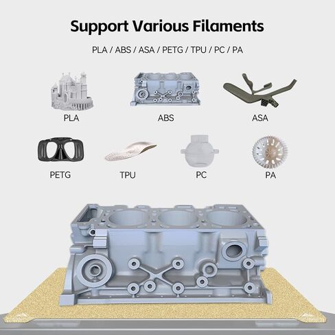 UniTak3D PEI 310 * 315mm K1 Max Magnetic Build Plate Double Sided Textured Printing Platform for K1 Max,CR10,Ender 3 Max Neo,CR-3040 Pro,Tevo Tornado,Artillery Sidewinder X1-NOT for Ender 3 S1 Plus in Saudi Arabia