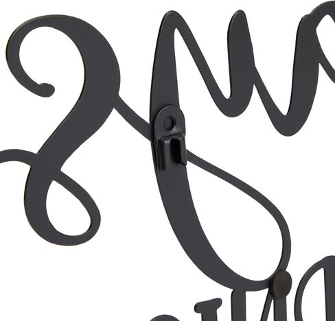 علامة حائط معدنية من Farmlyn Creek تقبلني دائمًا قبل النوم لديكور غرفة نوم المزرعة (17 × 8 بوصة) in Kuwait