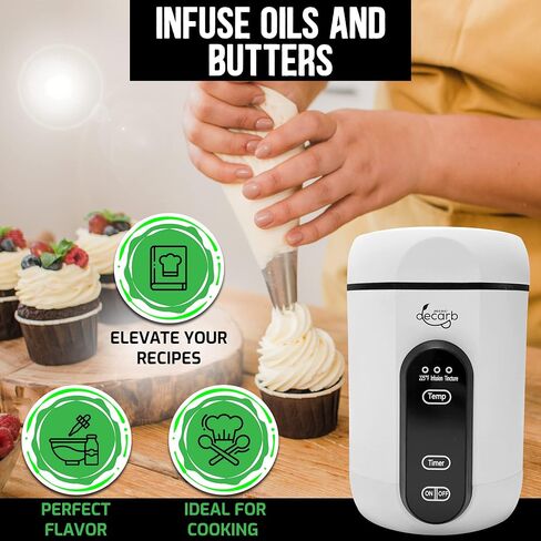 System. 4-in-1 Decarboxylator, Herbal Butter Infuser, Tincture Maker and Raw Herb Processing - Includes High Quality Accessories for Extraction. in Saudi Arabia