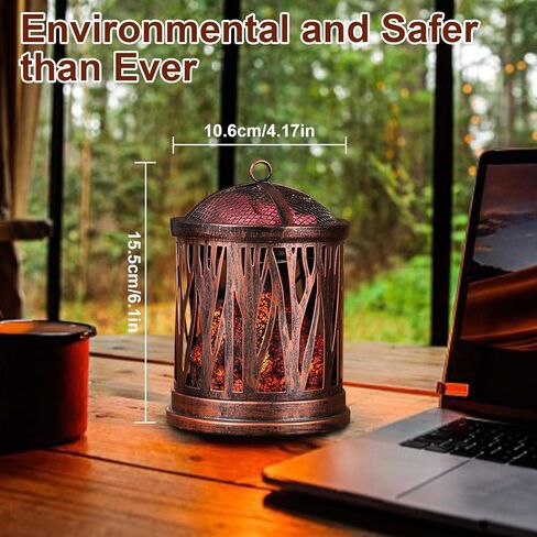 Wax Melt Warmer,Wax Warmer for Scented Wax, Fire Pit Wax Warmer,Wax Burner,Plug in Wax Warmer,Candle Warmer Wax Melts,Fragrance Warmer for Home Office Spa Gift & Decor in Saudi Arabia