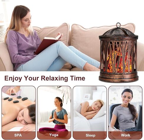 Wax Melt Warmer,Wax Warmer for Scented Wax, Fire Pit Wax Warmer,Wax Burner,Plug in Wax Warmer,Candle Warmer Wax Melts,Fragrance Warmer for Home Office Spa Gift & Decor in Saudi Arabia