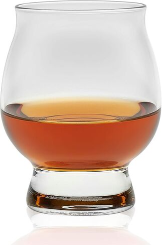 مجموعة أكواب Libbey Signature Kentucky Bourbon Trail Whisky مكونة من 4 قطع، آمنة للاستخدام في غسالة الأطباق، نظارات تذوق بوربون عالية الجودة في المطاعم in Saudi Arabia
