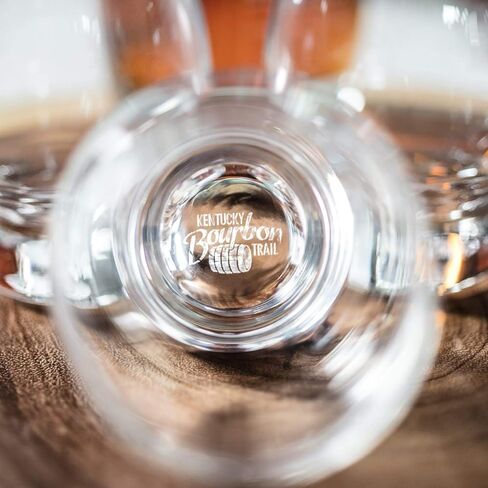 مجموعة أكواب Libbey Signature Kentucky Bourbon Trail Whisky مكونة من 4 قطع، آمنة للاستخدام في غسالة الأطباق، نظارات تذوق بوربون عالية الجودة في المطاعم in Saudi Arabia