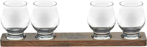 مجموعة أكواب Libbey Signature Kentucky Bourbon Trail Whisky مكونة من 4 قطع، آمنة للاستخدام في غسالة الأطباق، نظارات تذوق بوربون عالية الجودة في المطاعم in Saudi Arabia