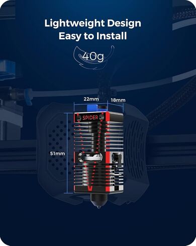 ترقية رسمية من السيراميك Hotend من Creality، قطع وقت الطباعة بنسبة 30%، متوافق مع Creality Ender 3، Ender 3v2، Ender 3 pro، Ender 5 Series وطابعة ثلاثية الأبعاد من سلسلة CR-10 in Saudi Arabia