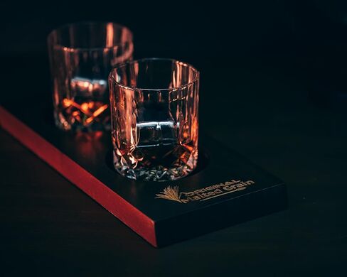 Whiskey Stones Gift Set by Original Malted Grain, Set of 2 Extra Large Stainless Steel Whiskey Cubes, Food Grade Stainless Steel, Drink Chillers, Chilling Stones, Whiskey Rocks, Reusable Ice Cubes in Saudi Arabia